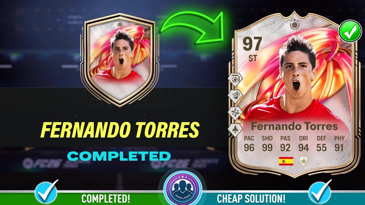 Решение SBC Фернандо Торреса 97 FUTTIES &mdash; Дешевое решение и советы &mdash; FC 26