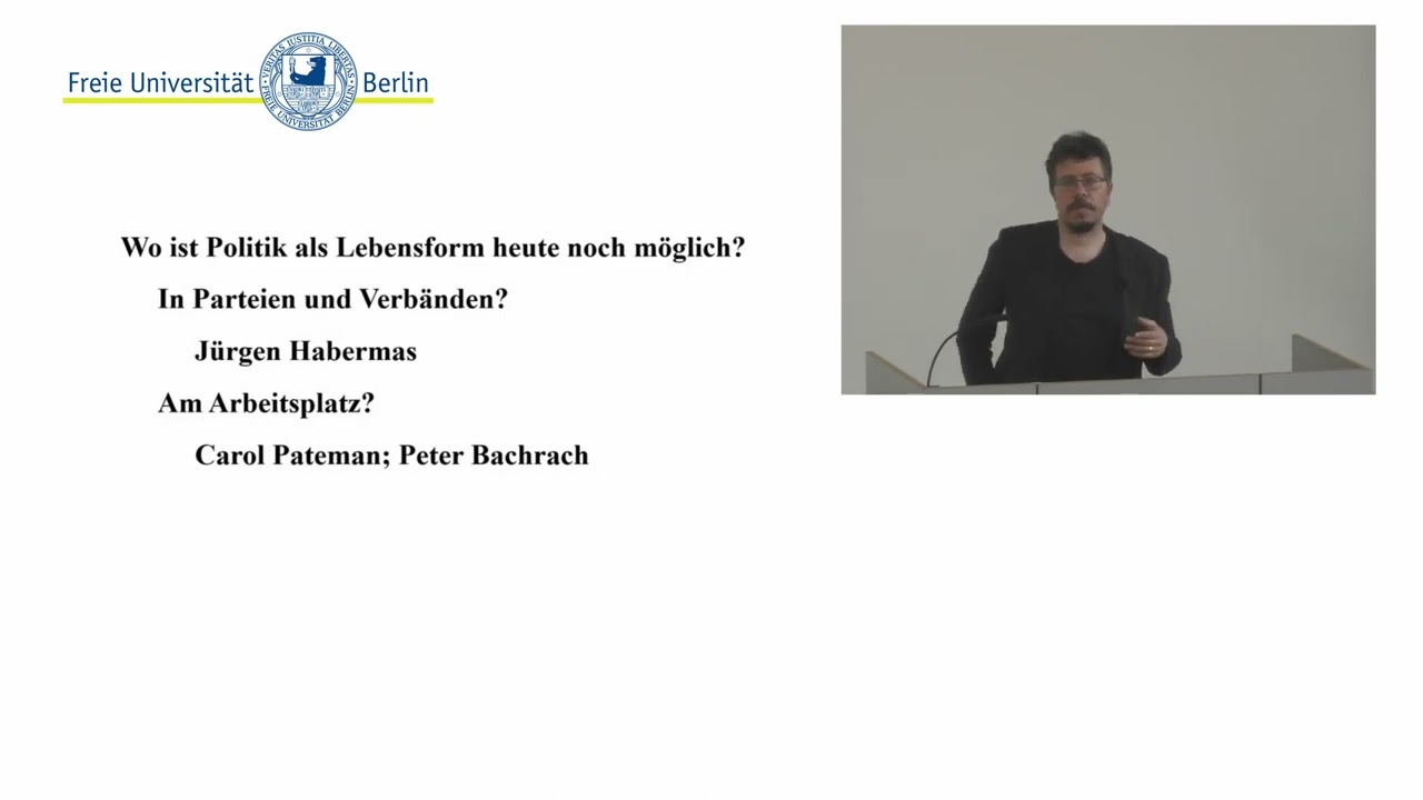 Der neuere Republikanismus + Arendt | Vorlesung 5 Moderne politische Theorie | Prof. Ladwig