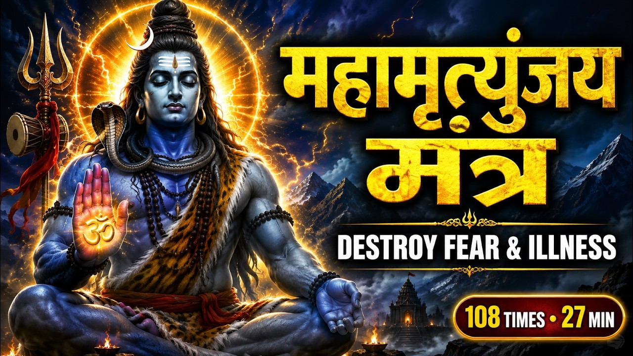 Maha Mrityunjaya Mantra 108 Times | Powerful Shiva Mantra for Healing & Protection | Monday Special 