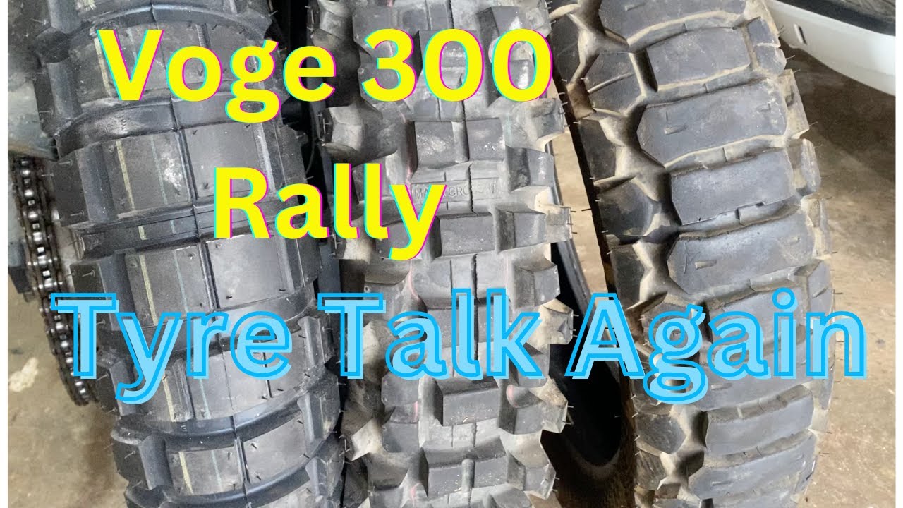 Voge 3000 Rally Tyres. Take 2.