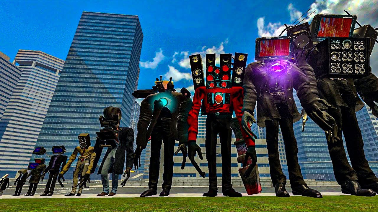 Man Titan Upgraded Camera vs. Skibidi Toilet Astro New Gman In Garry's Mod!