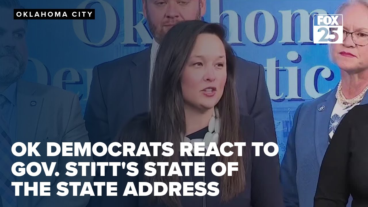 Democratic lawmakers react to Governor Kevin Stitt's final State of the State address