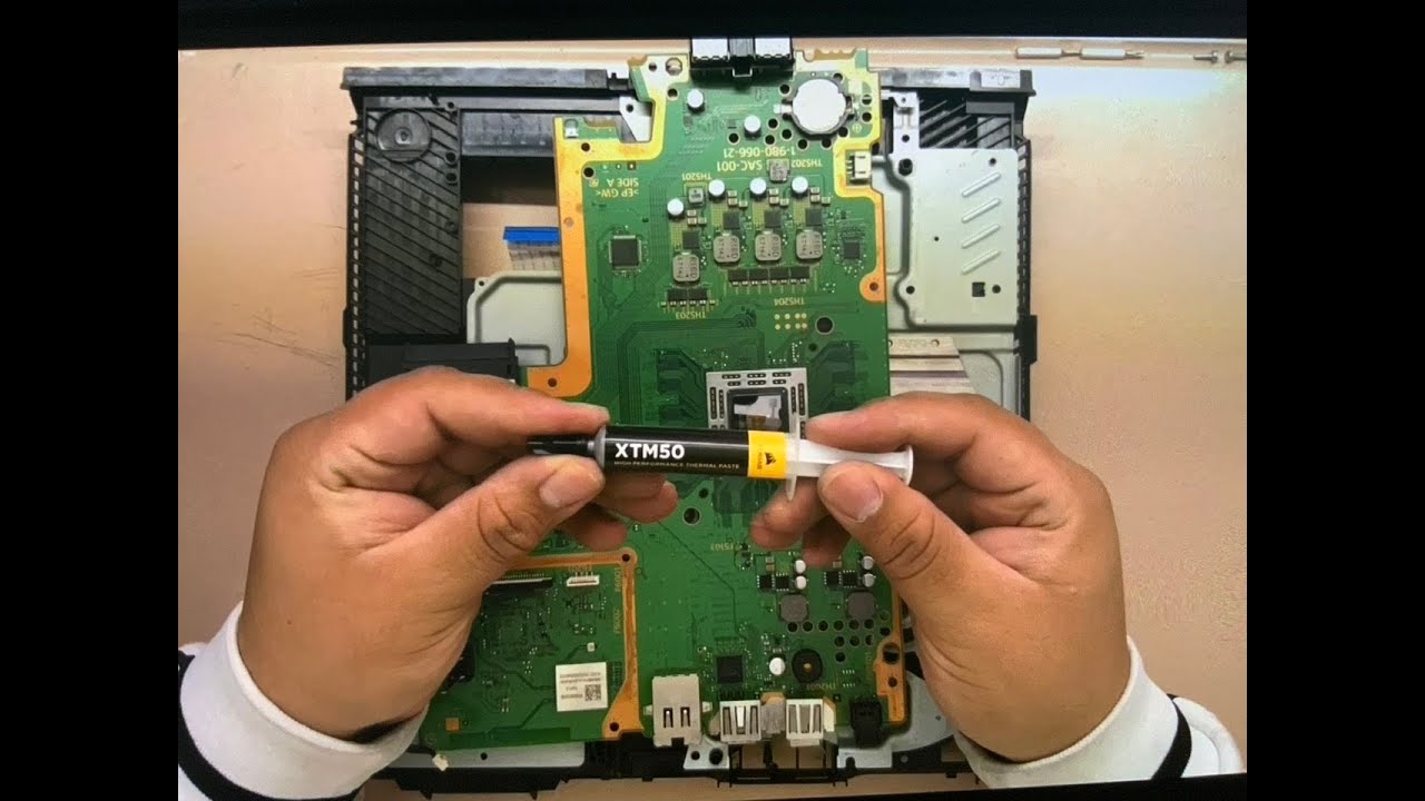 How to open, clean and re-put thermal paste on PS4 2021 #2