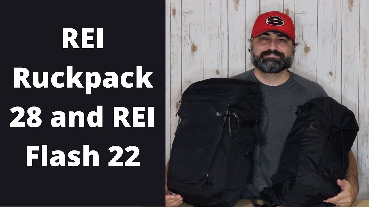 REI Ruckpack 28 and REI Flash 22 Side by Side