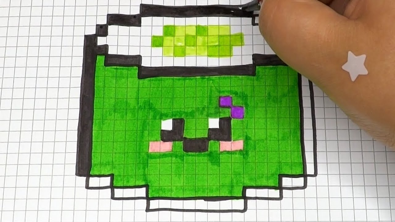 DIY Handmade Drawing Pixel Art | How to draw a cute Sushi Roll | Kawaii Food| Draw with Me