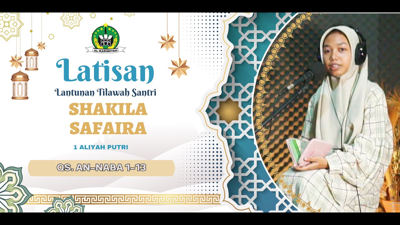 TILAWAH AL QURAN SURAT  AN NABA 1 - 13 | SHAKILA SHAFAIRA 1 MA PUTRI  #RANTANG2026 #LATISAN