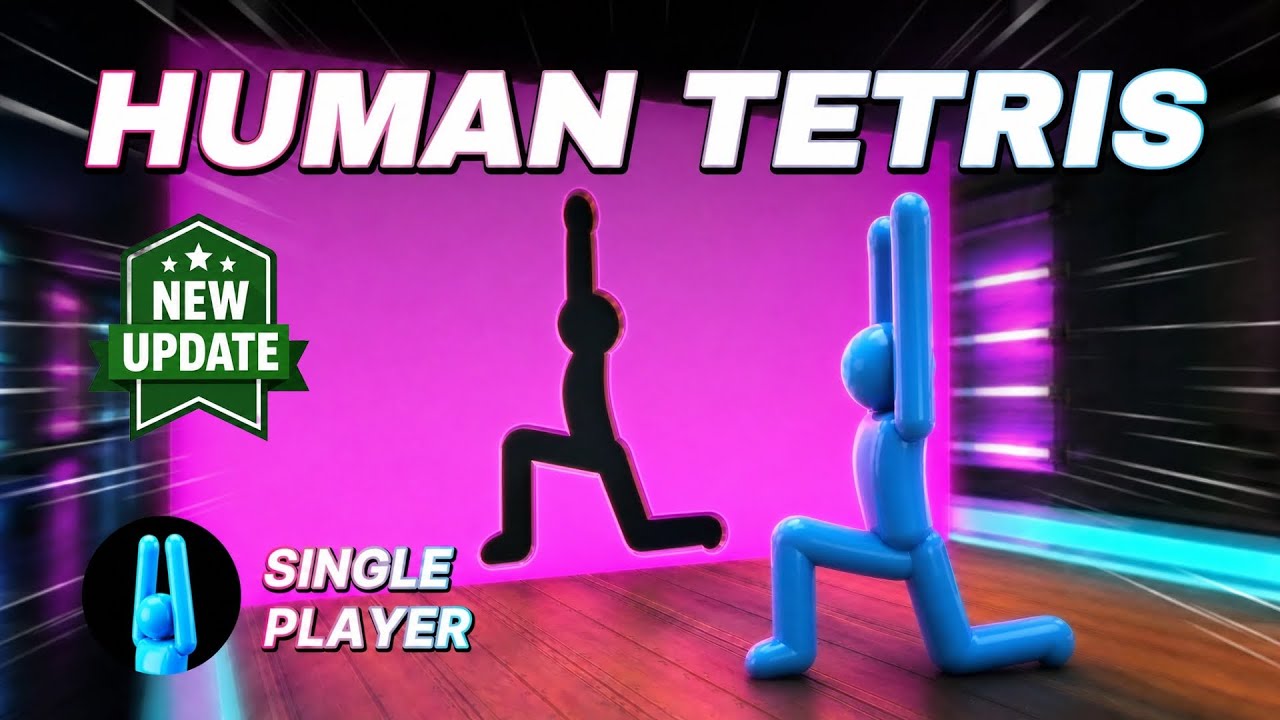 HUMAN TETRIS | Solo | Don't Touch the Wall | Immersive Interactive Warm-Up #12