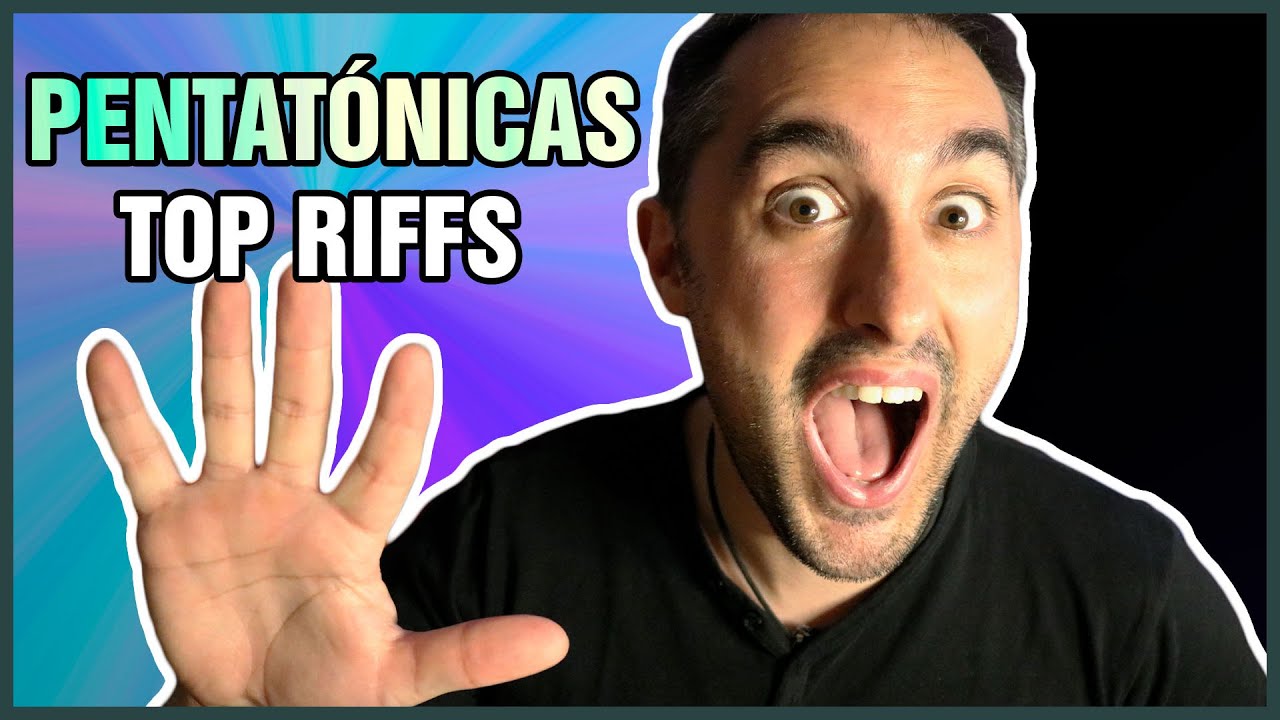 Aprende 5 RIFFS de Guitarra Eléctrica con Escalas PENTATÓNICAS 🎸[TOP 5]