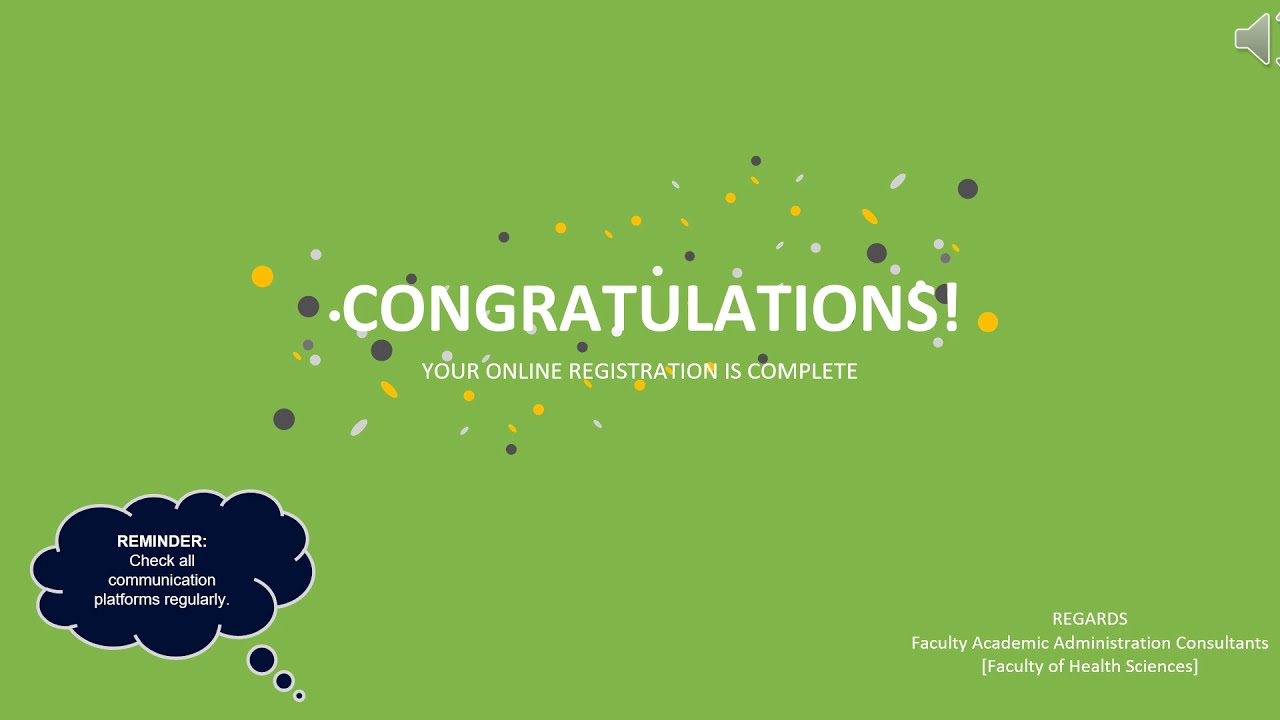 HOW TO REGISTER ONLINE: Medical Programme (MBChB) [60090], Faculty of Health Sciences