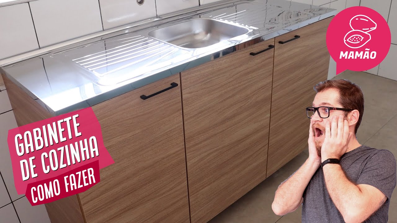 COMO FAZER UM GABINETE DE COZINHA