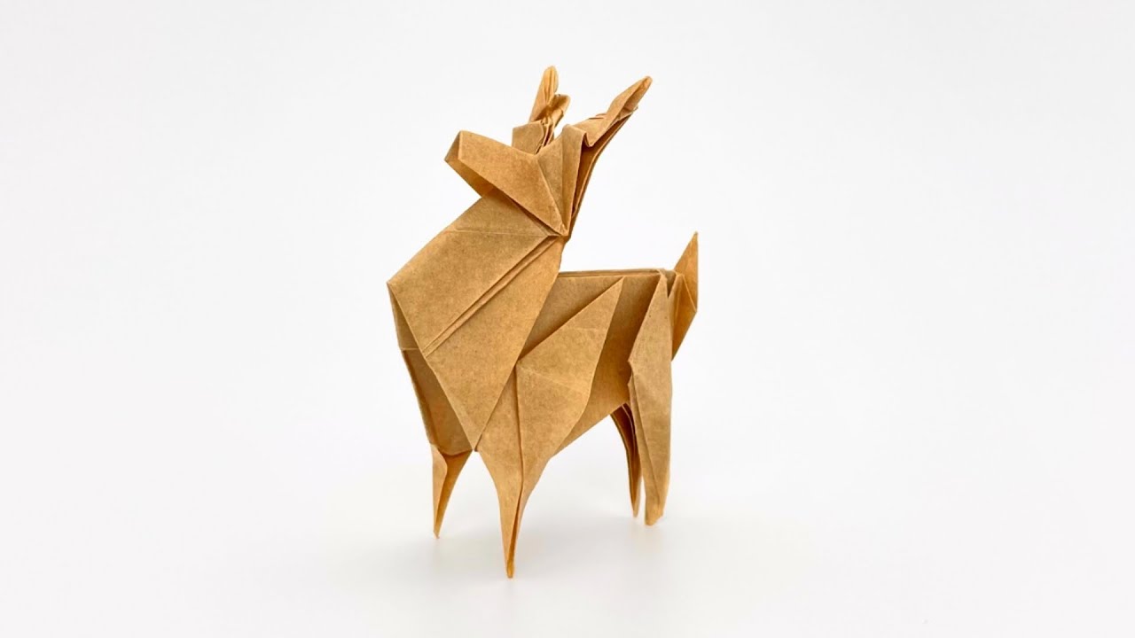 Origami Reindeer 🦌 | How to make origami reindeer