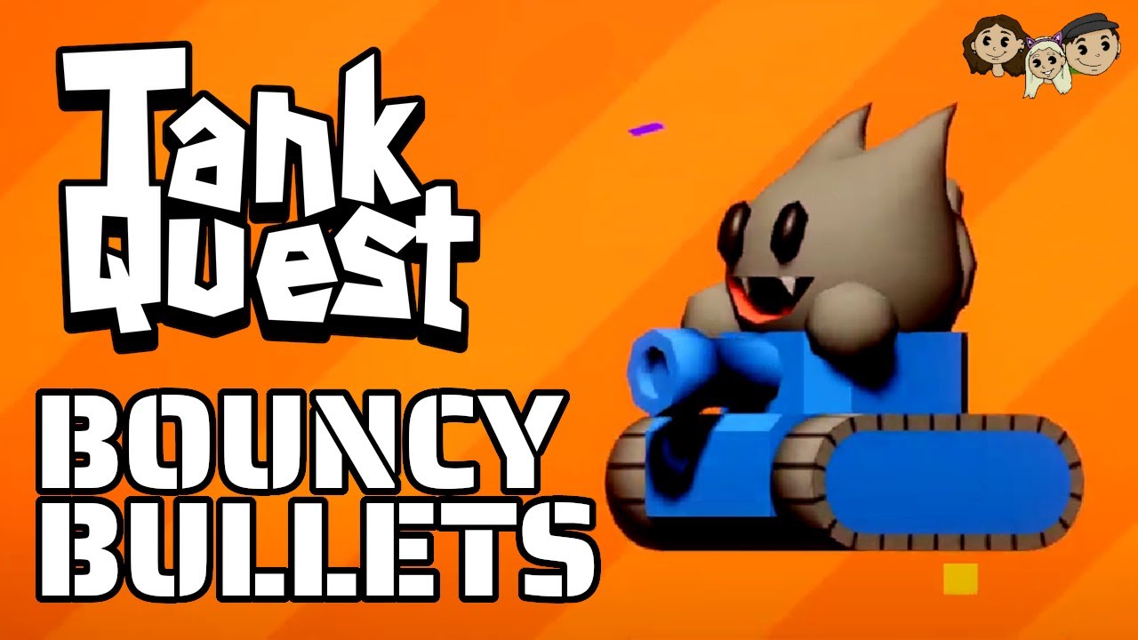 Tank Quest Gameplay #1 : BOUNCY BULLETS | 3 Player