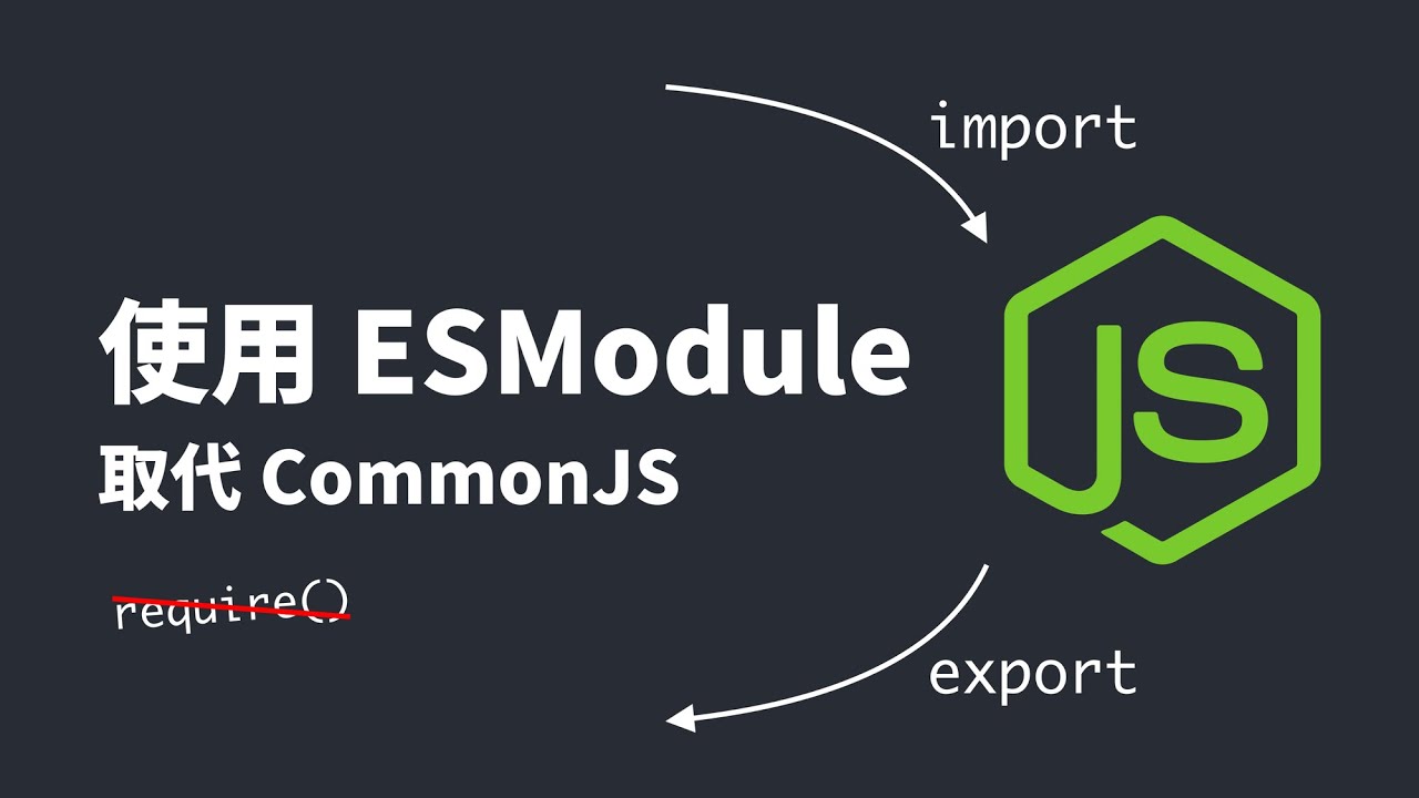 Node.js 可以使用 import 取代 require 嗎？｜六角學院｜2023 鐵人賽 #1