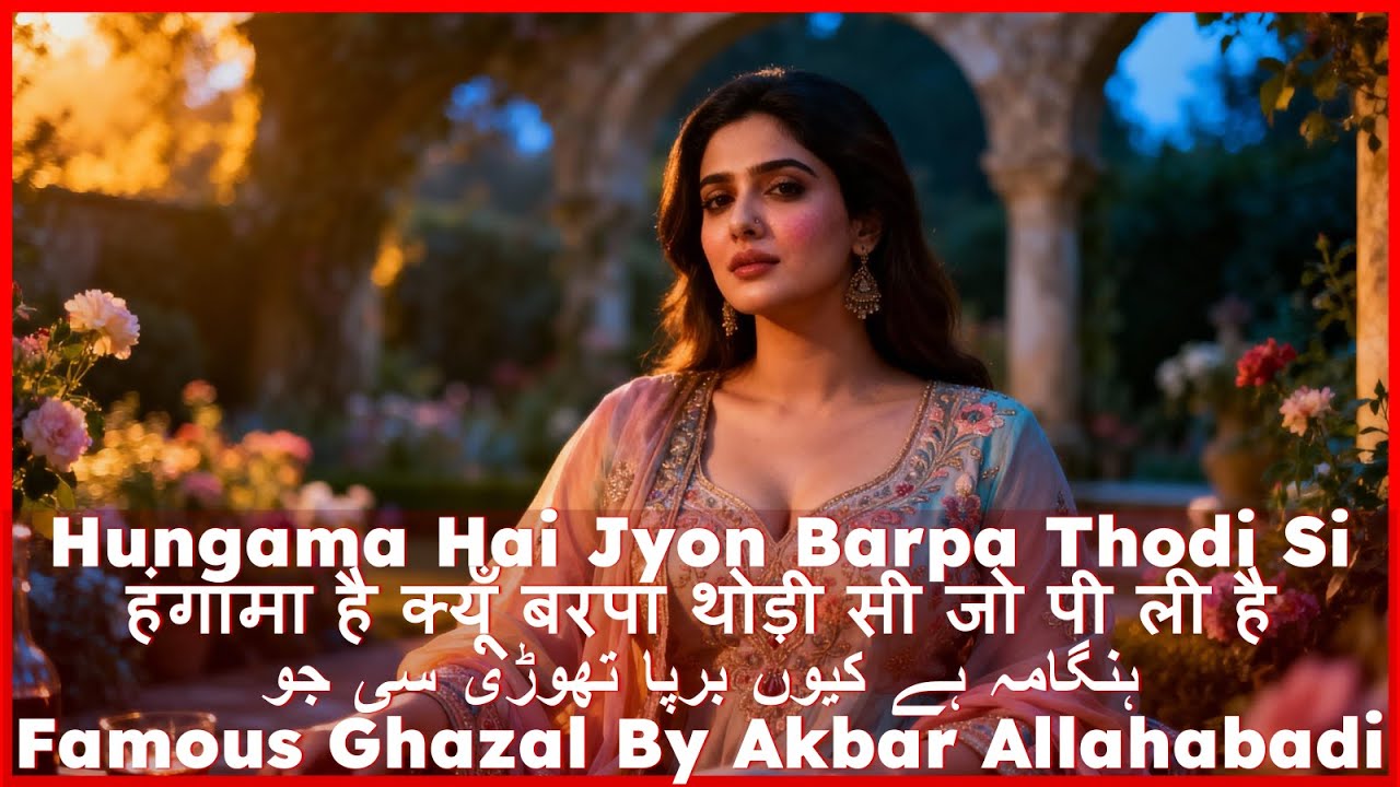 Hungama Hai Kyon Barpa - Best Musical Ghazal By Akbar Allahabadi - हंगामा है क्यूँ बरपा - ग़ज़ल/غزل