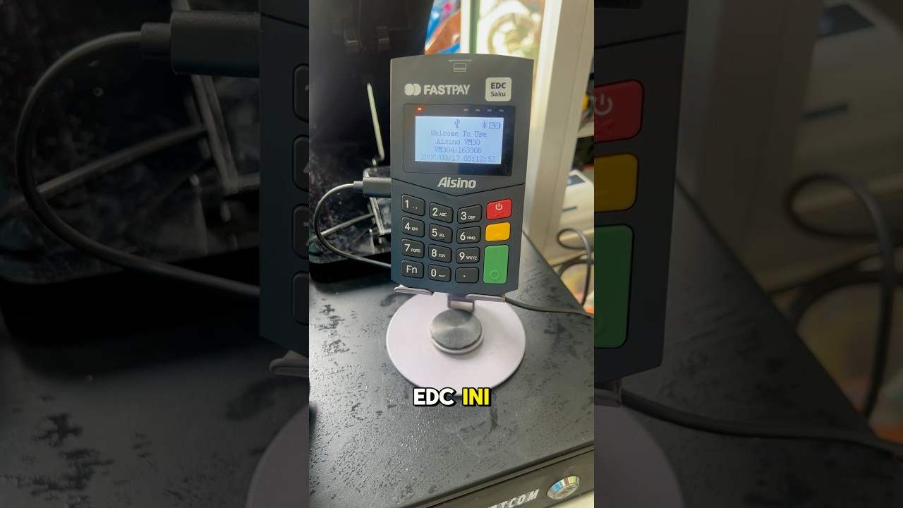 Unboxing mesin EDC saku fastpay #agenpembayaran #miniatm #fastpay