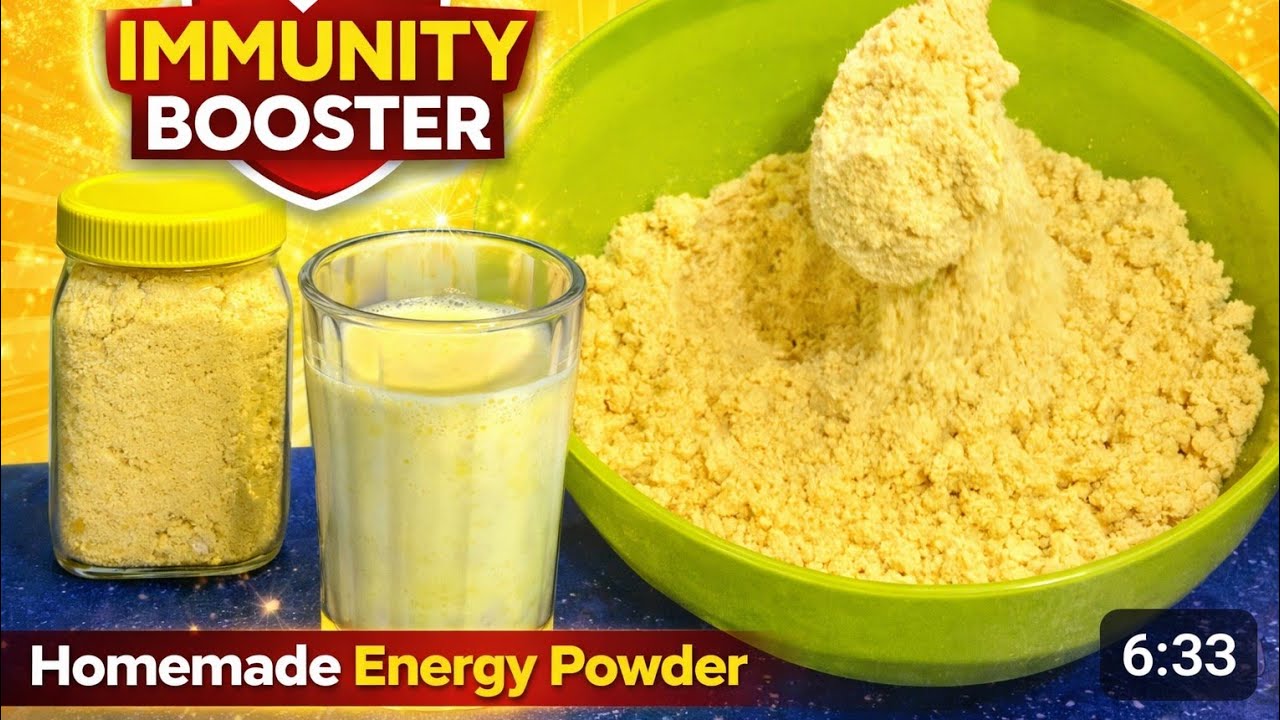 घर पर इस तरह से बनाएं हेल्दी ड्रिंक पाउडर | healthy drink powder for kids, Homemade Energy Booster 