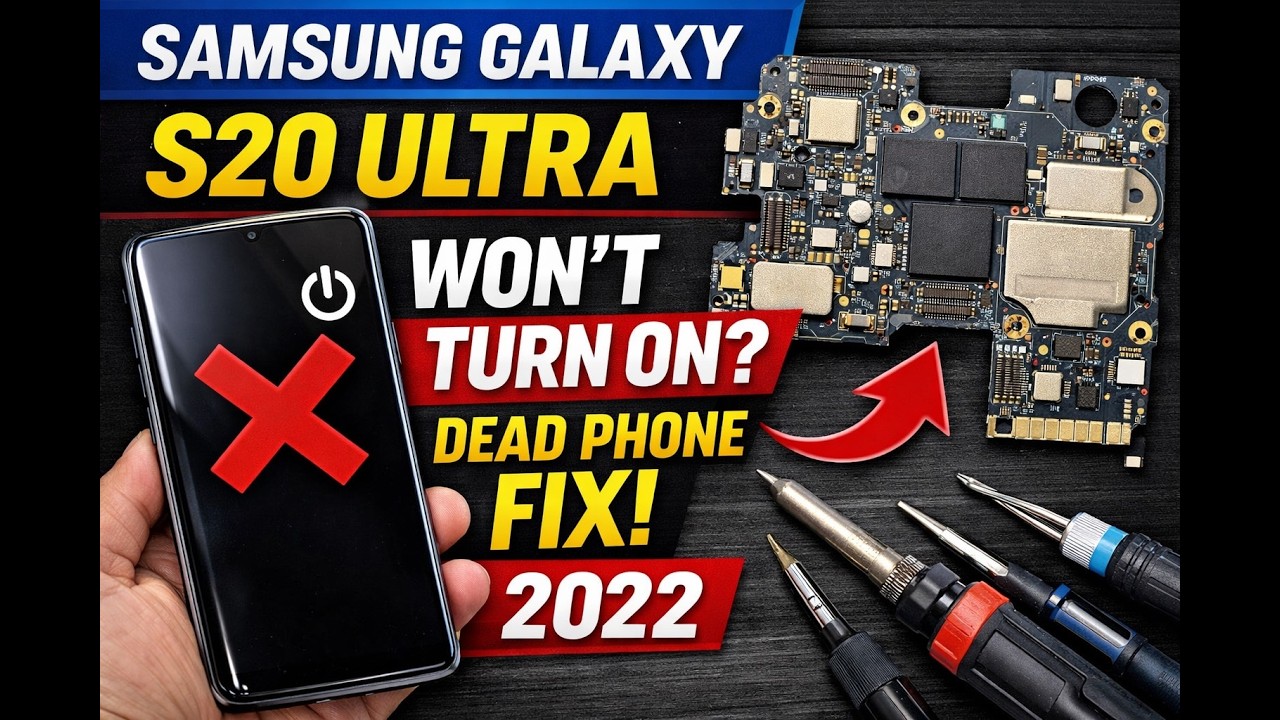 Samsung Galaxy S20 Ultra Dead Fix (2022) – Won’t Turn On Repair Guide