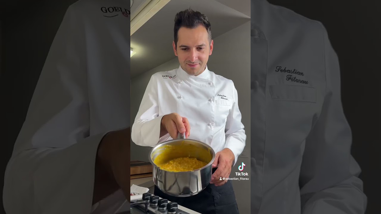 Risotto con zucca arrosto, caprino e speck 🌅🍴 #sebastianfitarau
