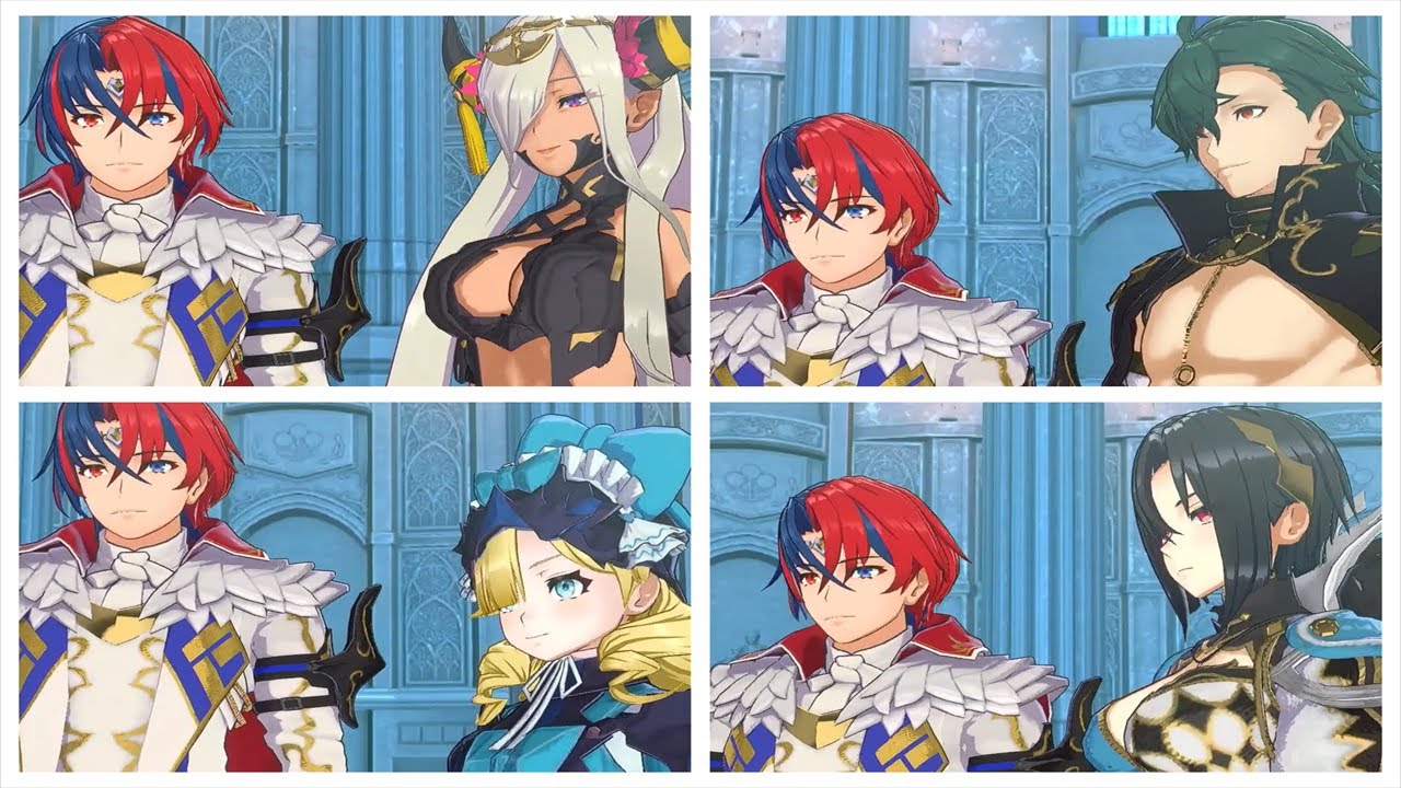 Every DLC Alear paired ending card - Fire Emblem Engage