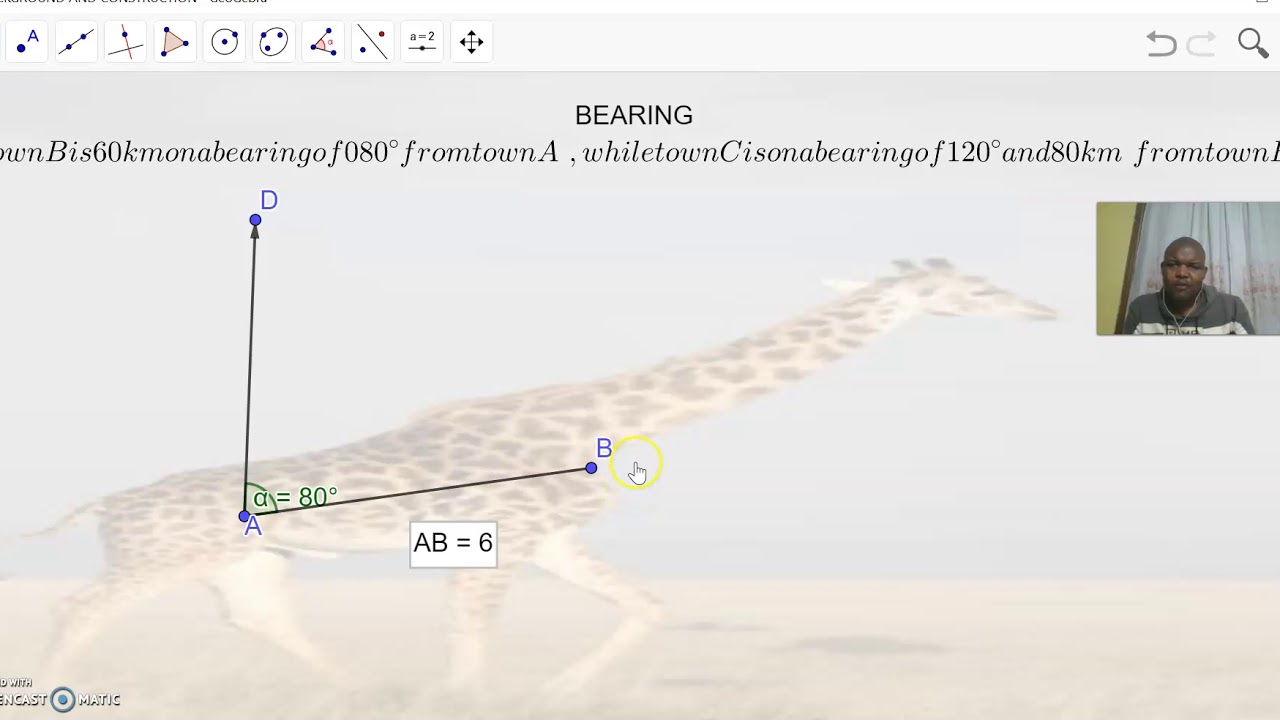 Mathematics resource;Bearing and distance