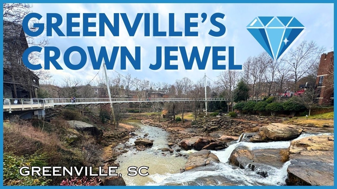 The Only Bridge of its Kind in the U.S. (Liberty Bridge) - Greenville, SC