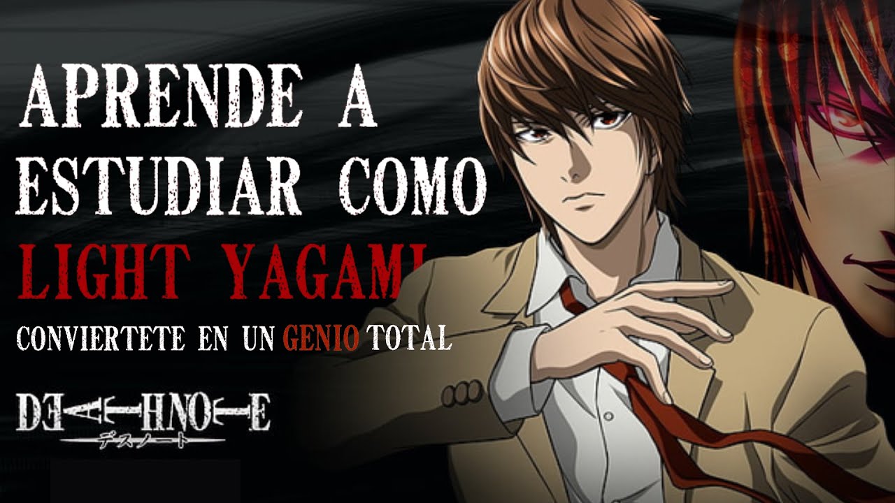 como ESTUDIAR como LIGHT YAGAMI | Analisis de Death note (conviértete en un genio)