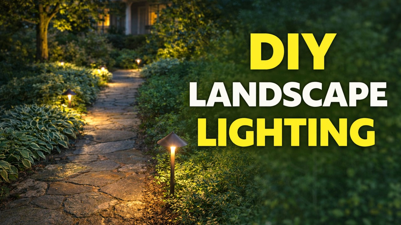 Shedding Some Light on DIY Landscape Lighting Installation