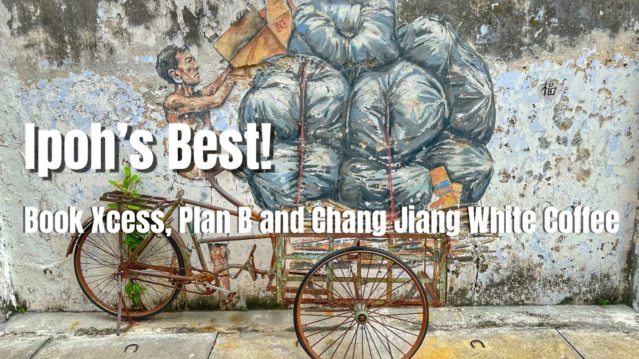 Walking Tour: Book Xcess, PlanB & Chang Jiang White Coffee, Ipoh Malaysia || by: Stanlig Films