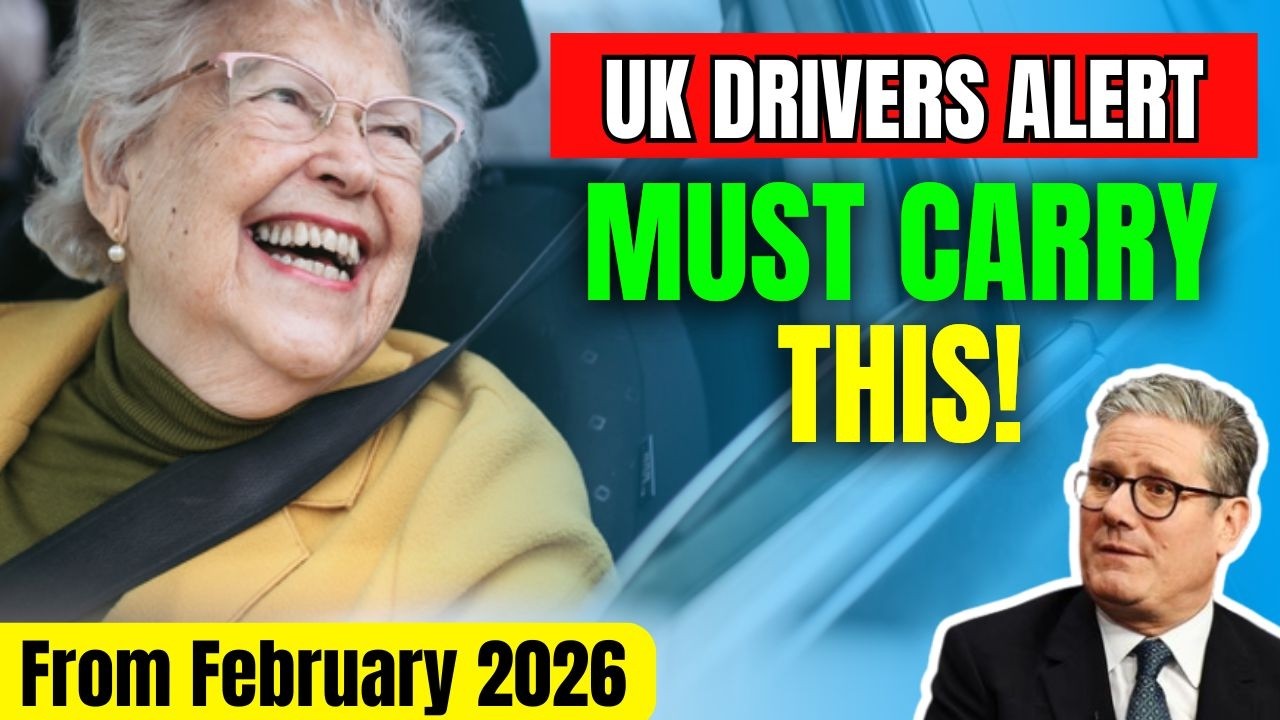 ⚠️ UK Driving Law Change: Drivers Must Carry This Item from February
