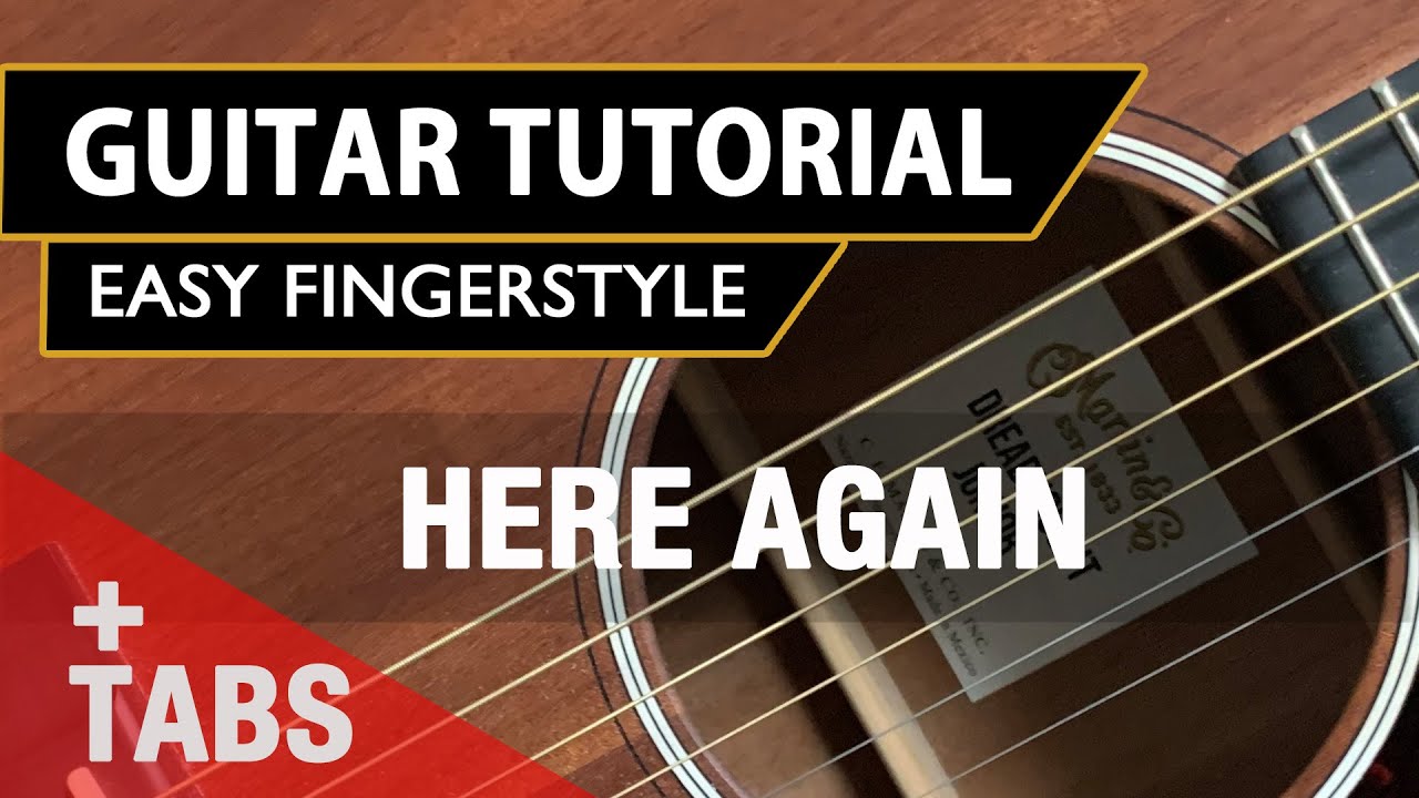 Here Again | Elevation Worship | Easy FingerStyle Guitar Tutorial