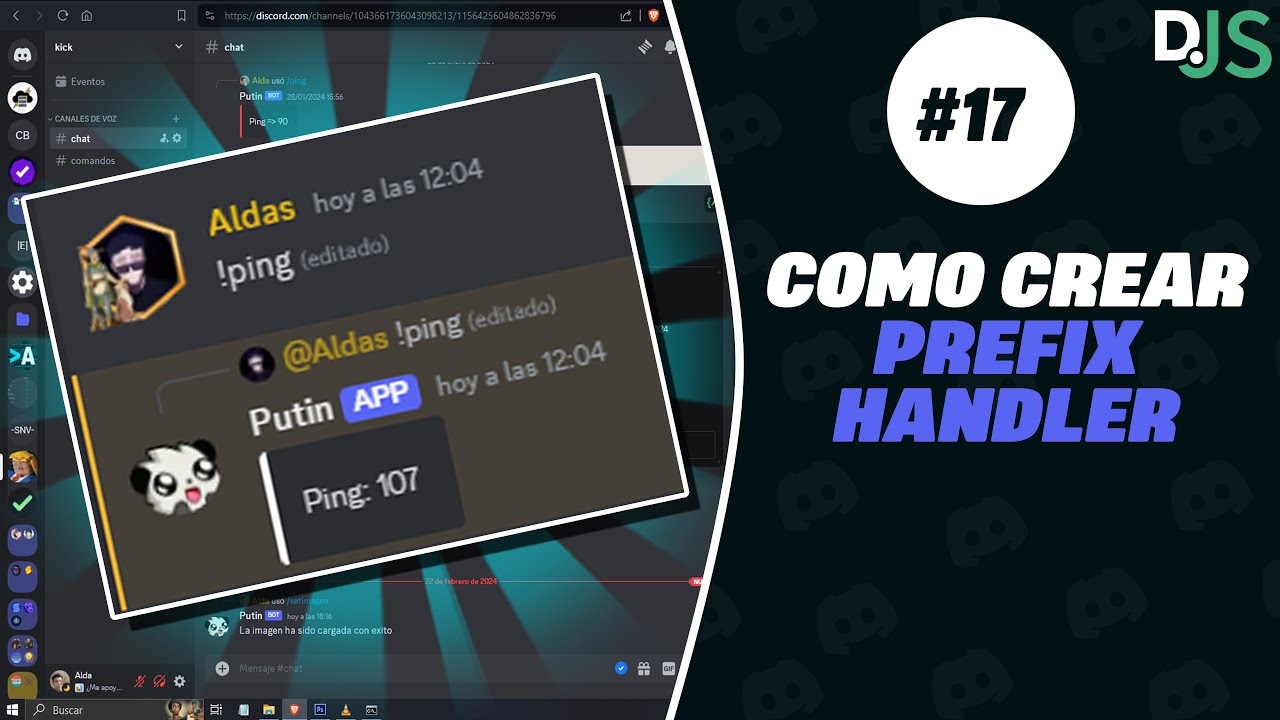 Como Crear Prefix Handler | 2025 | Discord.js v14 | Episodio #17