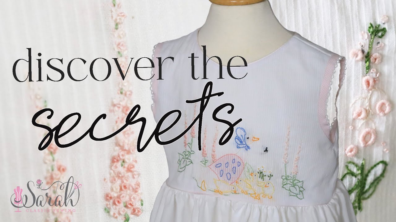 busy mama’s easy TWO-STEP method to heirloom sewing!