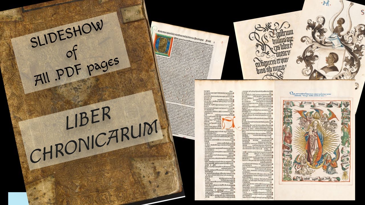📙 Liber Chronicarum ( History of the world ) 1493  / Nuremberg Chronicle / SlideShow full .pdf 📖 ※