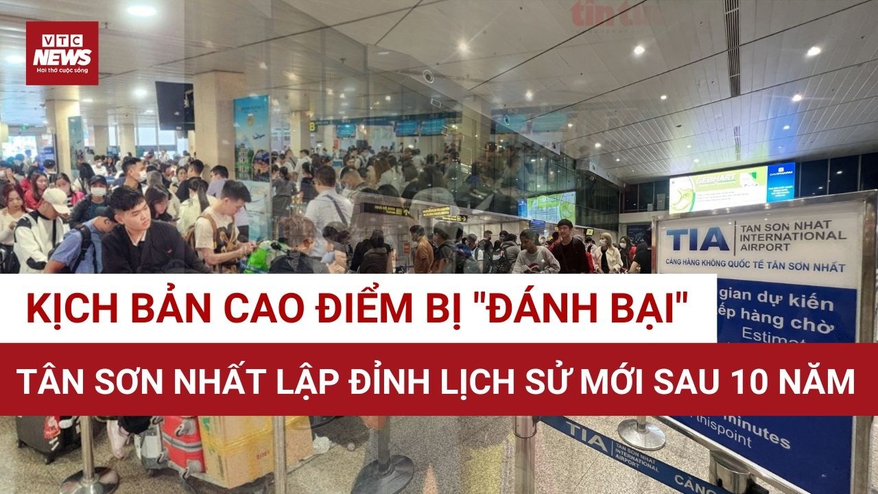 Sốc với con số 170.000 khách: Tân Sơn Nhất vượt xa mọi giới hạn tưởng tượng trong ngày mùng 5 Tết