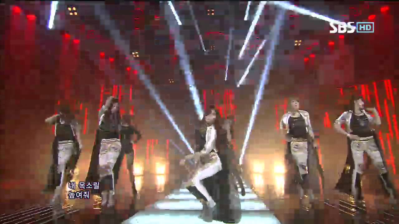 4 минуты [Volume Up] @SBS Inkigayo Популярная песня 20120506