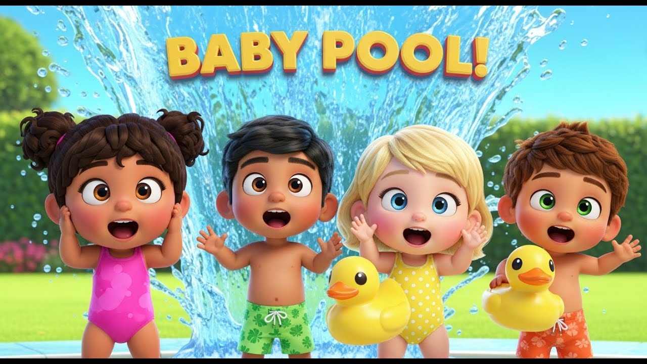 Baby Pool Song for Toddlers ☀️ Splish Splash Water Play | Nursery Rhymes & Kids Songs 2026