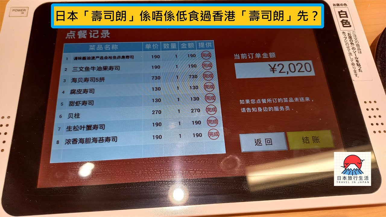 日本「壽司朗」係唔係低食過香港「壽司朗」先?