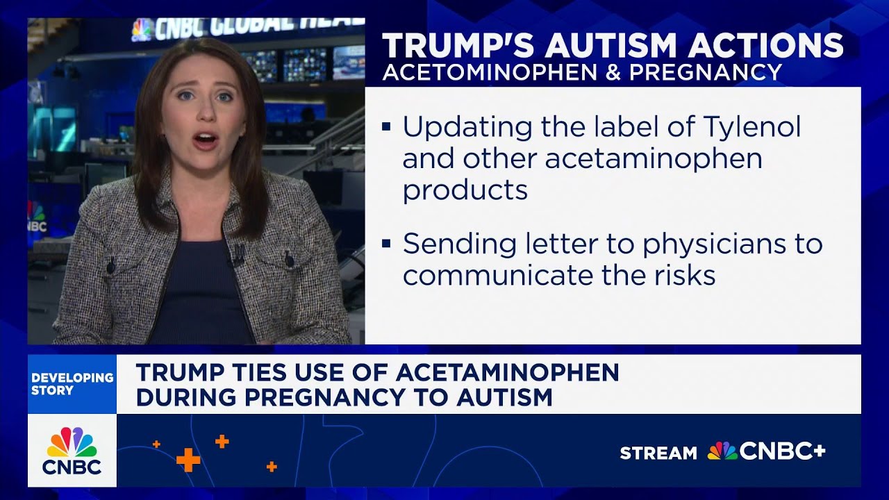 Shares of Kenvue rebound today after Trump admin ties use of acetaminophen to autism