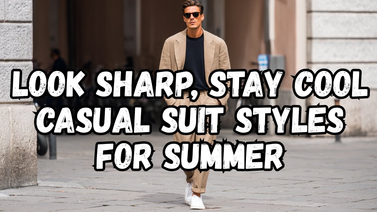 Look Sharp Stay Cool Casual Suit Styles For Summer