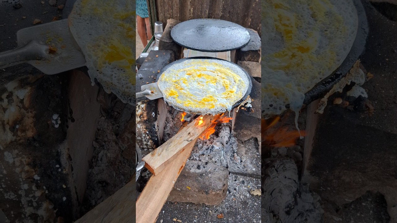 80 Year's Old Lady Selling Egg Dosa in Proddatur | Karam Dosa | #eggdosa #streetfood #ytshorts #new