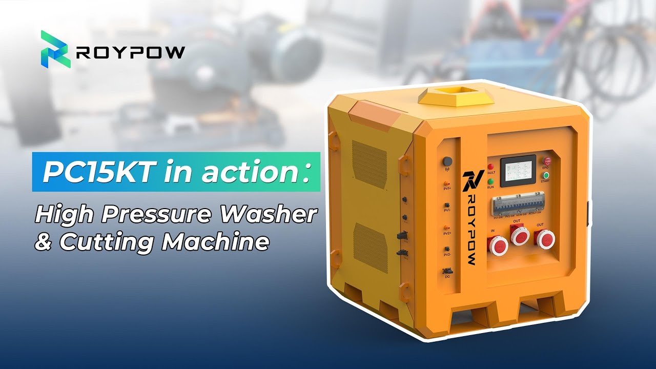 PC15KT in action: High Pressure Washer & Cutting Machine