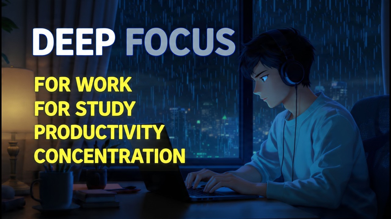 🔴 LIVE Deep Focus Ambient Music | Calm Background for Work, Study and Concentration