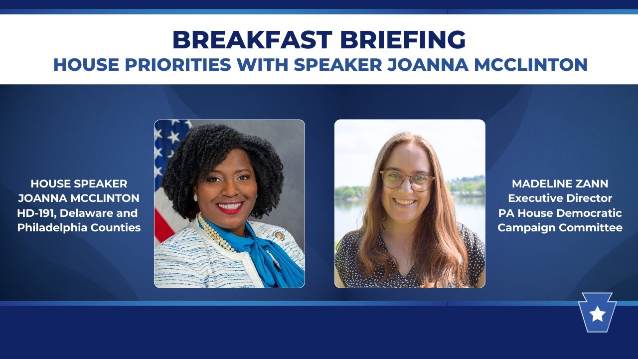 Breakfast Briefing: House Priorities with Speaker McClinton