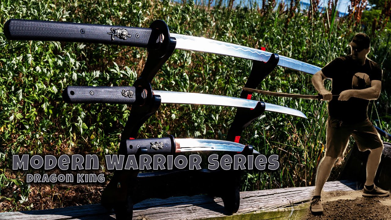 THE HOLY TRINITY IS COMPLETE | THE MODERN SERIES BY #dragonking & @CASIberia #wakizashi #tanto