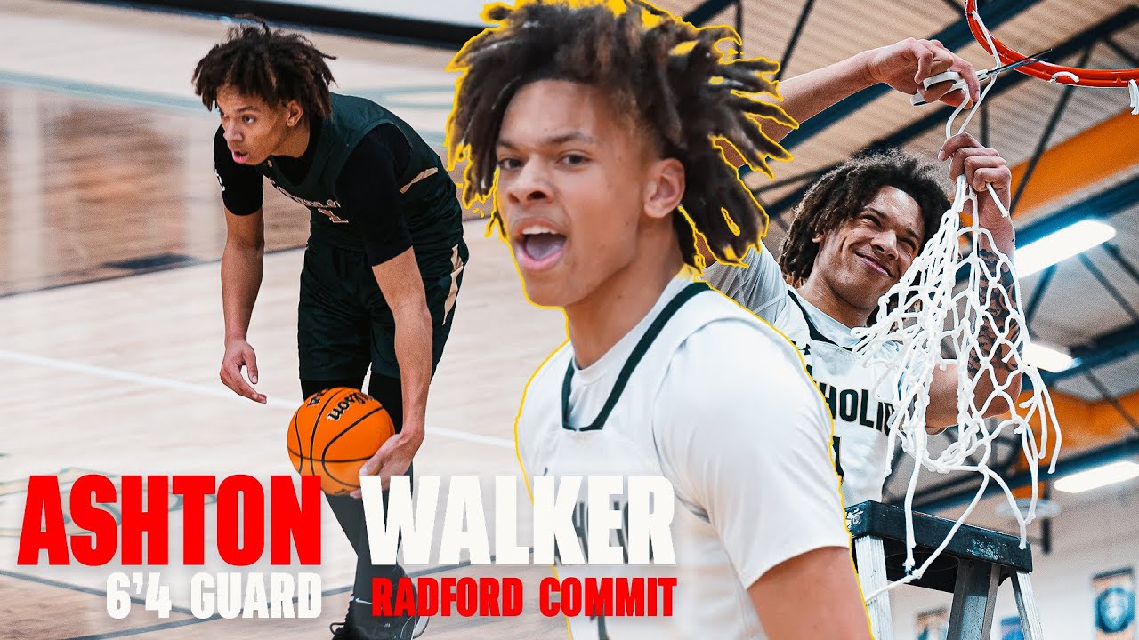 6'4 Point Guard Ashton Walker Senior Season Highlights ⚡⚡