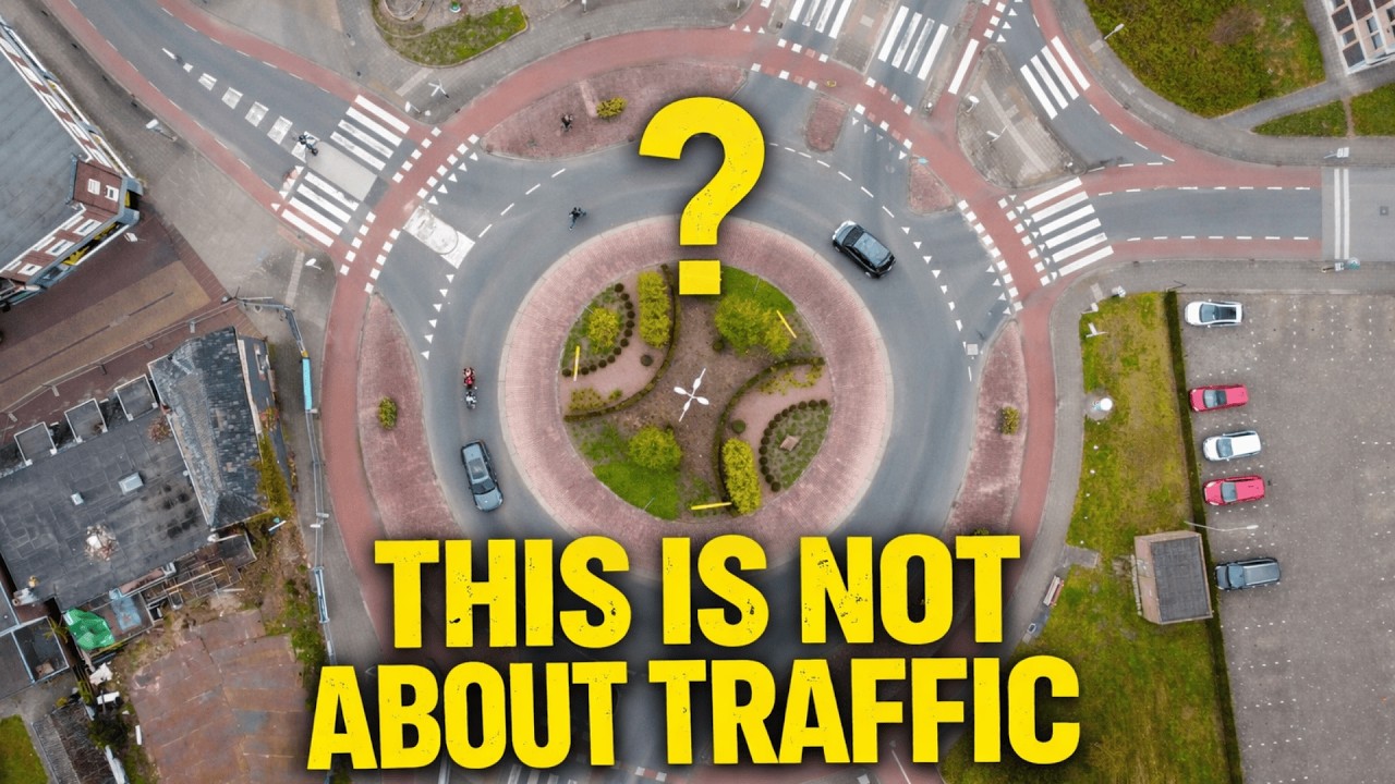 Why The CRAZY Dutch Built Roundabouts Like This - Not About Traffic!