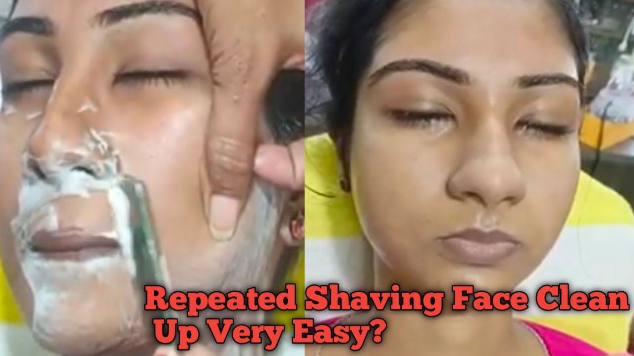 Live Face Shaving College Girls || Unwanted Hair Shaving || Under nose hair cut @Swapna's Life