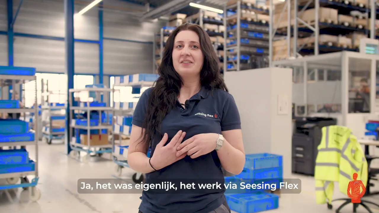 Angel vertelt over werken bij Aebi Schmidt via Seesing Flex.