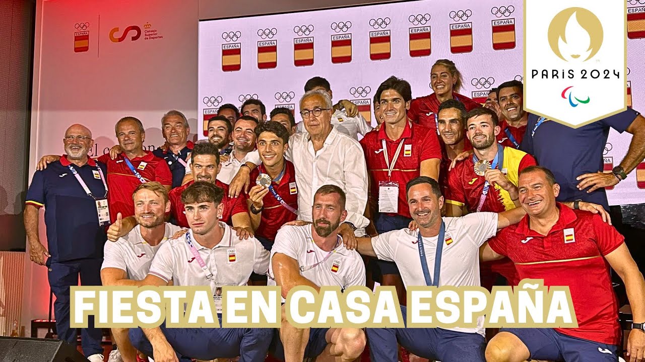 JJOO PARÍS 2024 | VANESA MARTÍN anima la FIESTA de los medallistas españoles en Casa España