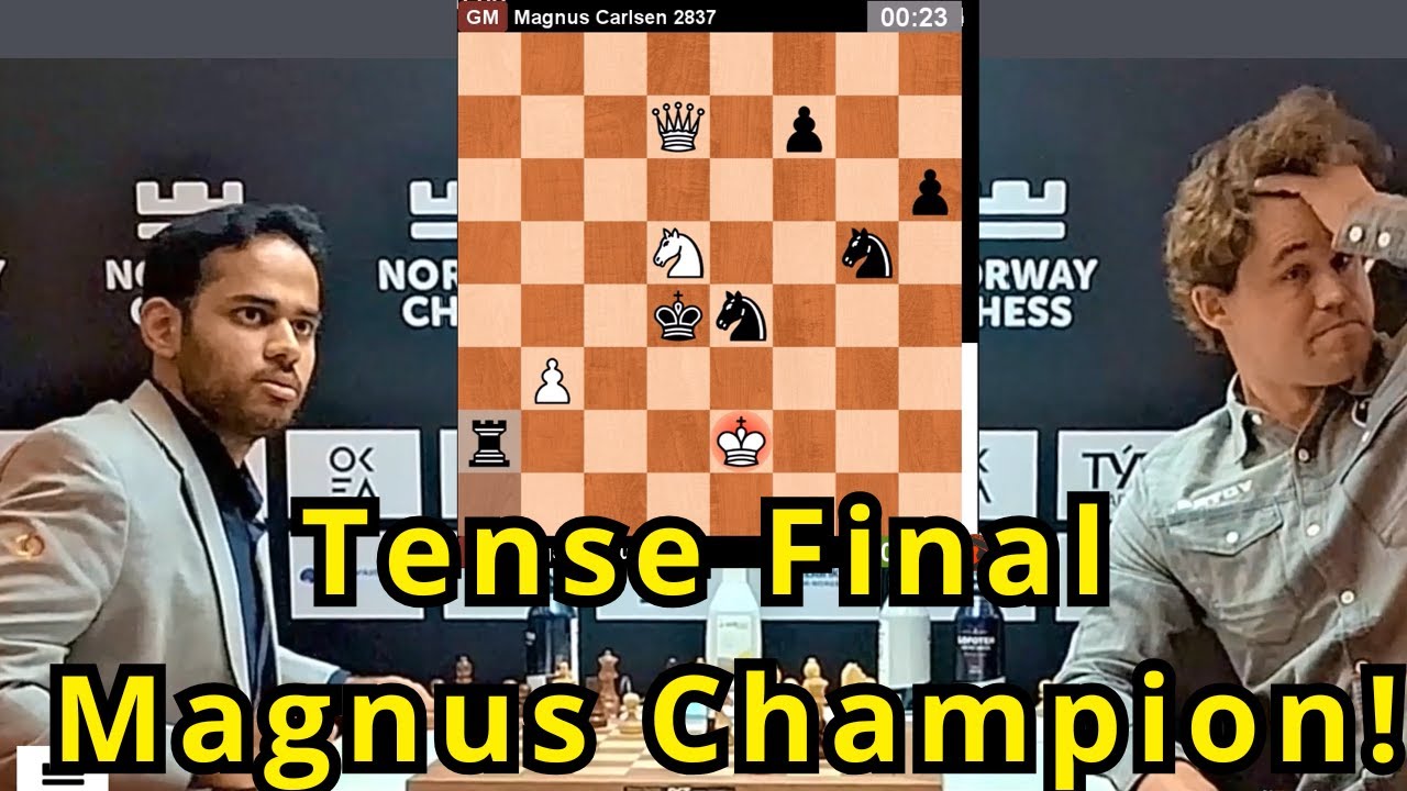 🎦 Final Showdown: Magnus Carlsen vs Arjun Erigaisi | Norway Chess 2025